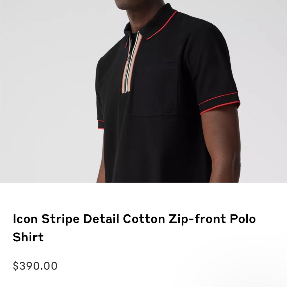 Mens Burberry polo style shirt excellent condition